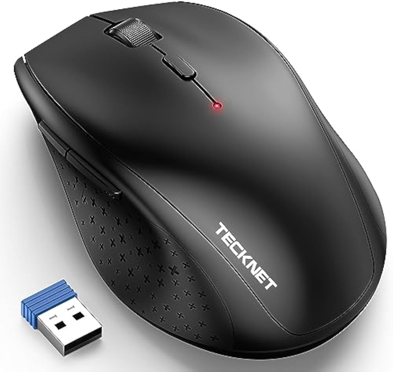 TECKNET 2.4G Wireless Mouse for Laptop, 4800 DPI Optical Computer Mice