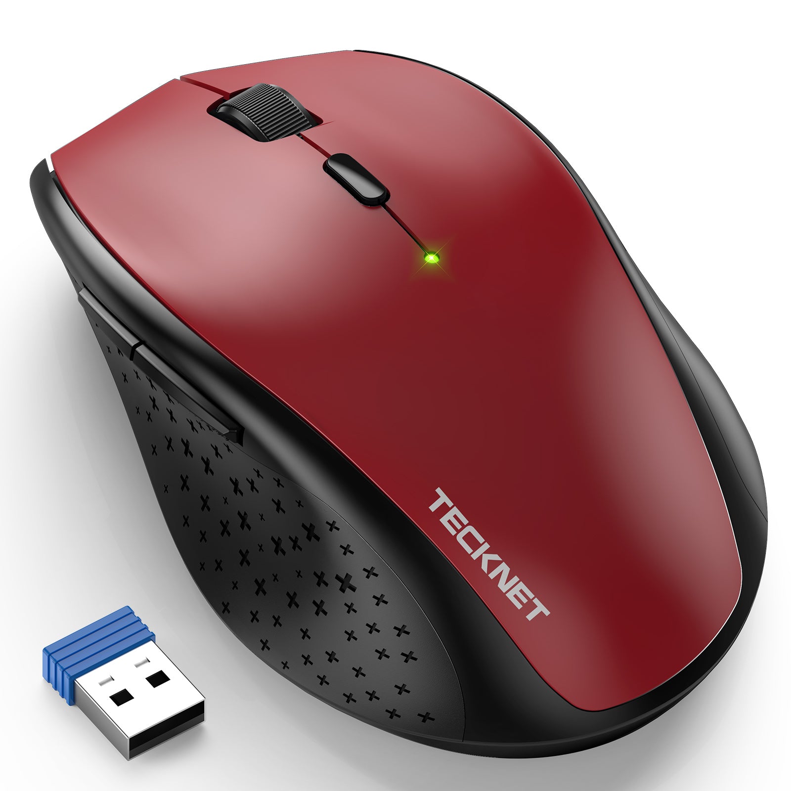 TECKNET 2.4G Wireless Mouse for Laptop, 4800 DPI Optical Computer Mice