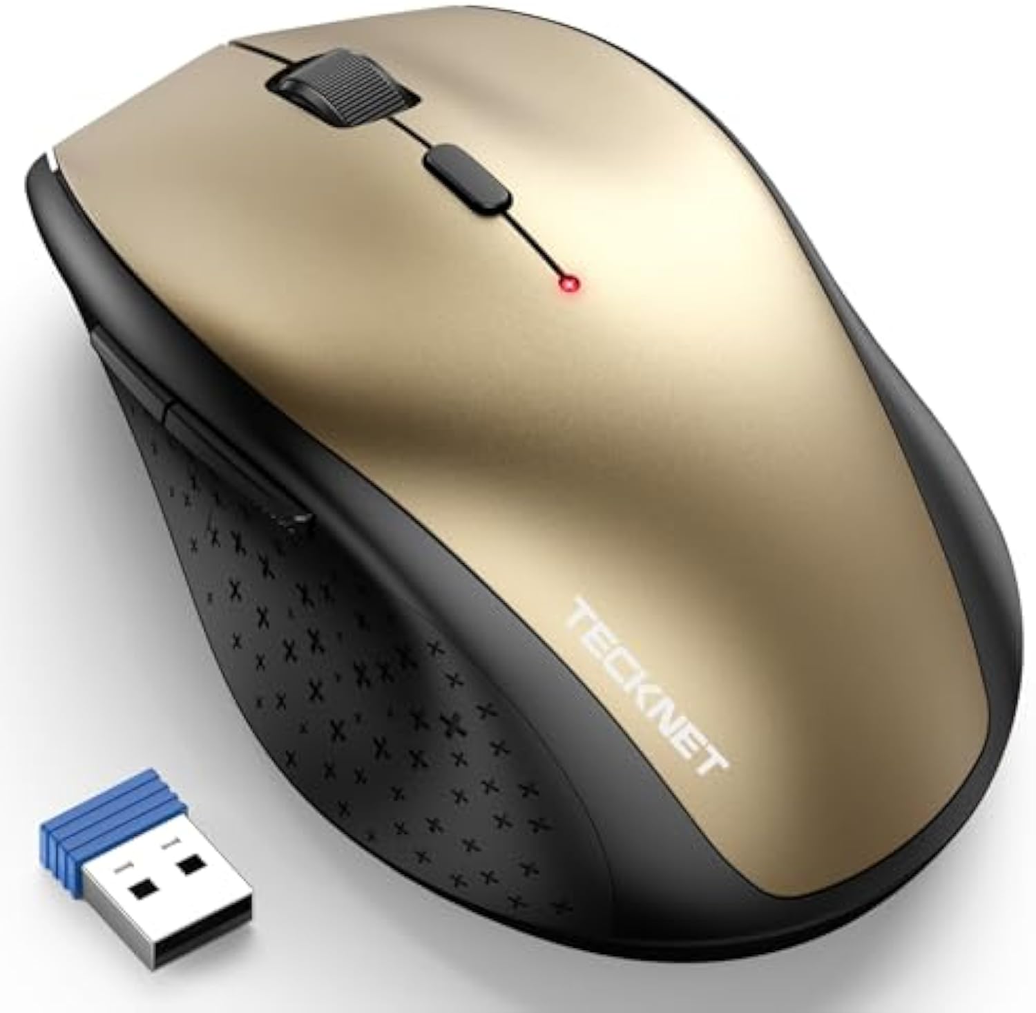 TECKNET 2.4G Wireless Mouse for Laptop, 4800 DPI Optical Computer Mice