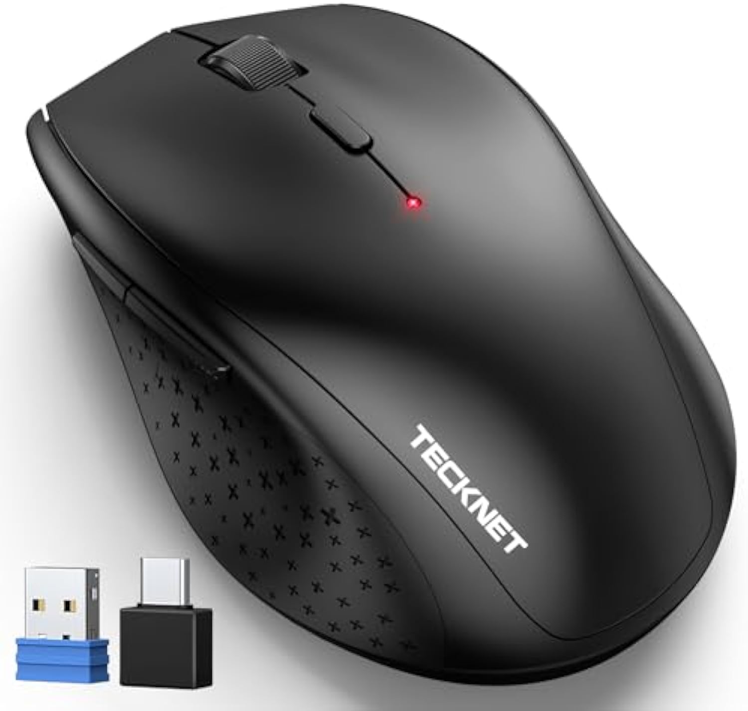 TECKNET 2.4G Wireless Mouse for Laptop, 4800 DPI Optical Computer Mice
