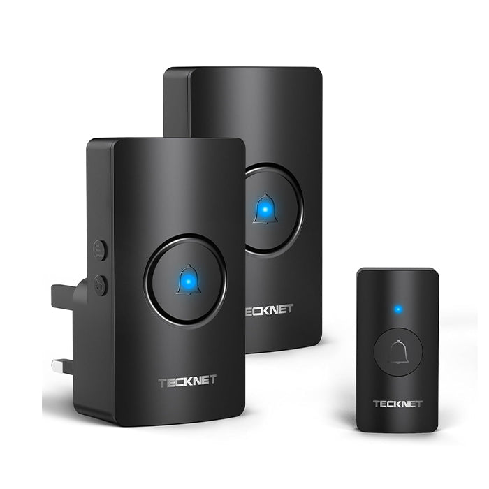 TECKNET Wireless Doorbell with 2 Receivers