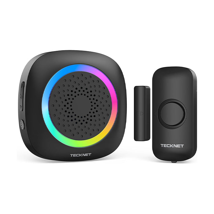 TECKNET Wireless Door Sensor Alarm, Door Alarm with 1000Ft Operating Range