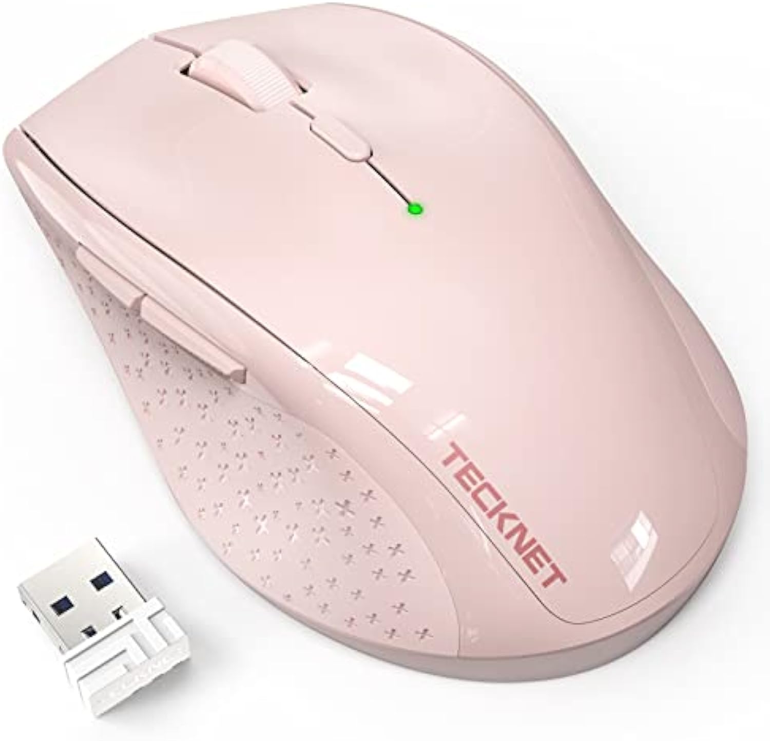 TECKNET 2.4G Wireless Mouse for Laptop, 4800 DPI Optical Computer Mice