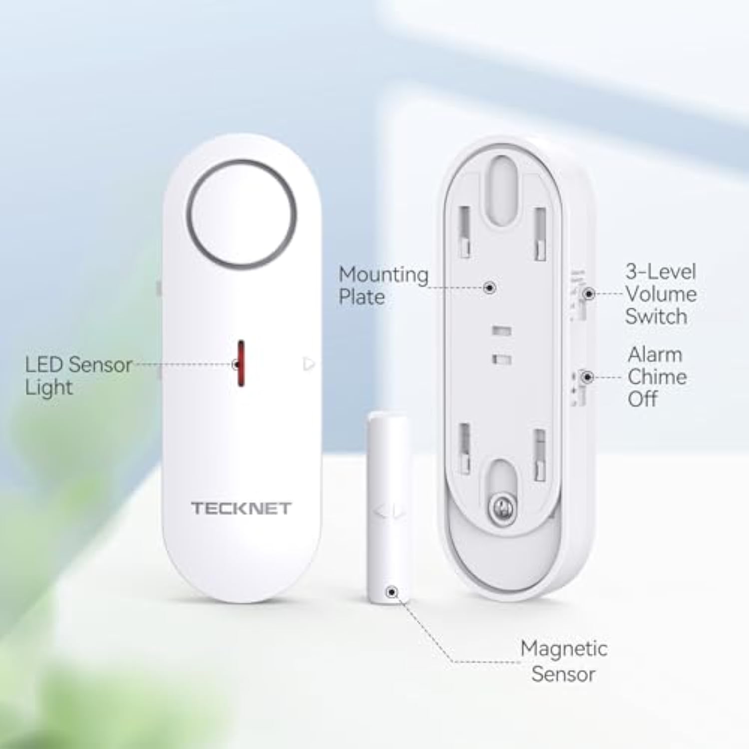TECKNET Door Alarm Sensor, Window Alarms Sensors