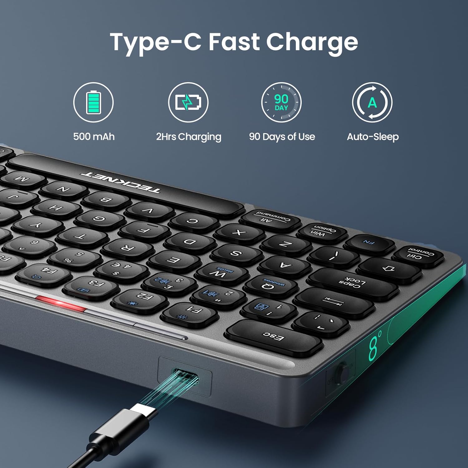TECKNET Bluetooth Wireless Keyboard