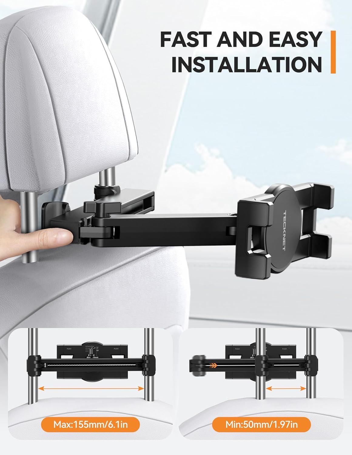 TECKNET Car Tablet Holder