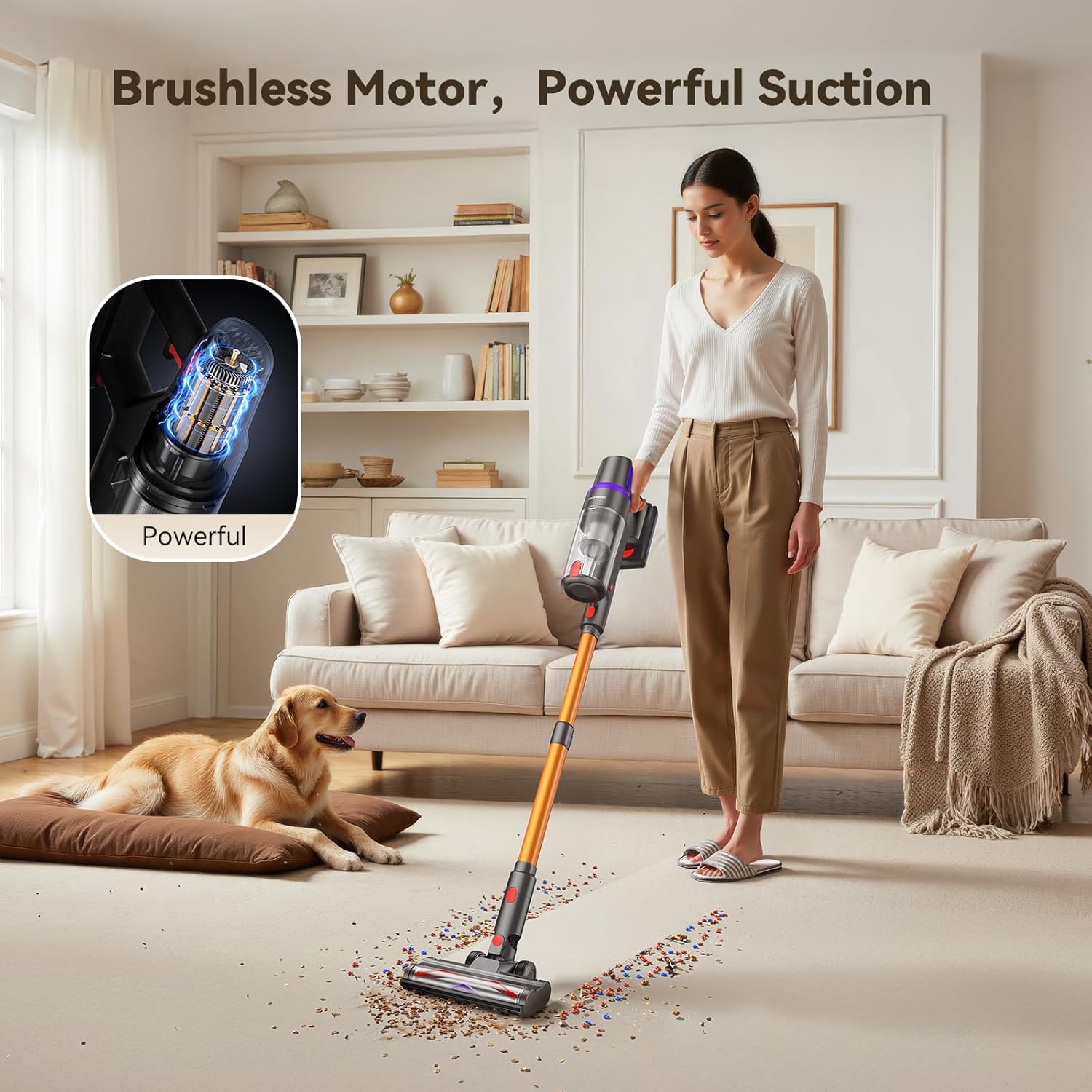 TechRise 8-in-1 Cordless Vacuum Cleaner