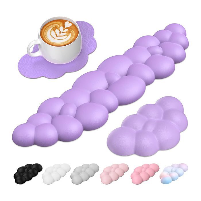 TECKNET Cloud Wrist Rest Keyboard Wrist Rest Set Wrist Support