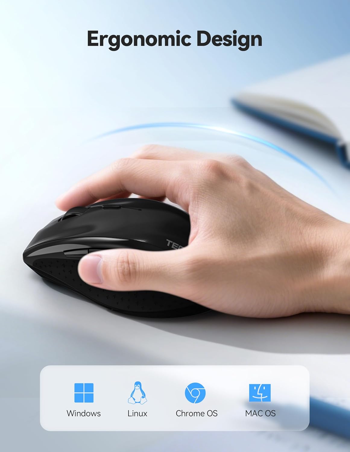 TECKNET PRO Rechargeable Wireless Mouse