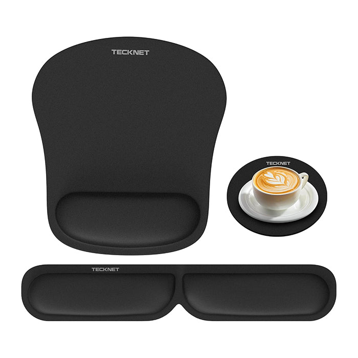 TECKNET Mouse Mat Wrist Support, Ergonomic Mouse Pad Wrist Rest