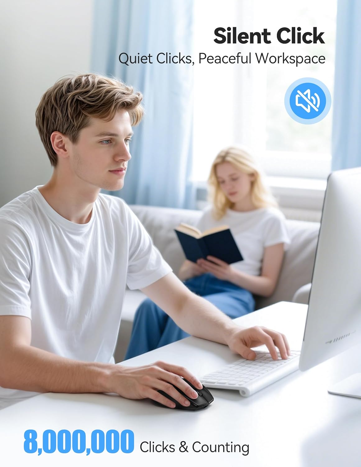 TECKNET PRO Rechargeable Wireless Mouse