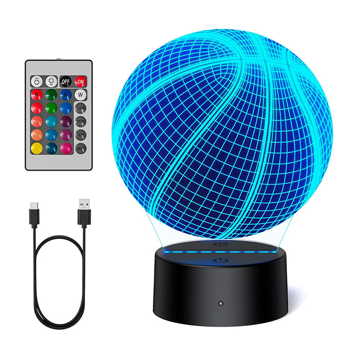 TECKNET 3D Illusion Lamp with 16 Colors