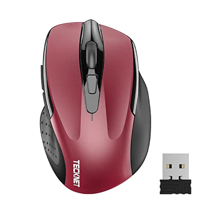 TECKNET Pro Wireless Mouse, 4000 DPI, 2.4G Ergonomic Optical