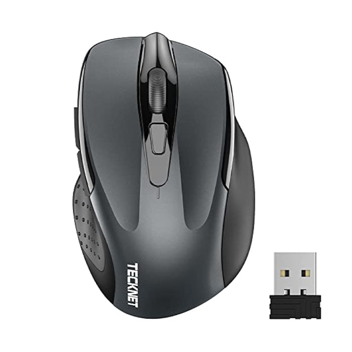 TECKNET Pro Wireless Mouse, 4000 DPI, 2.4G Ergonomic Optical