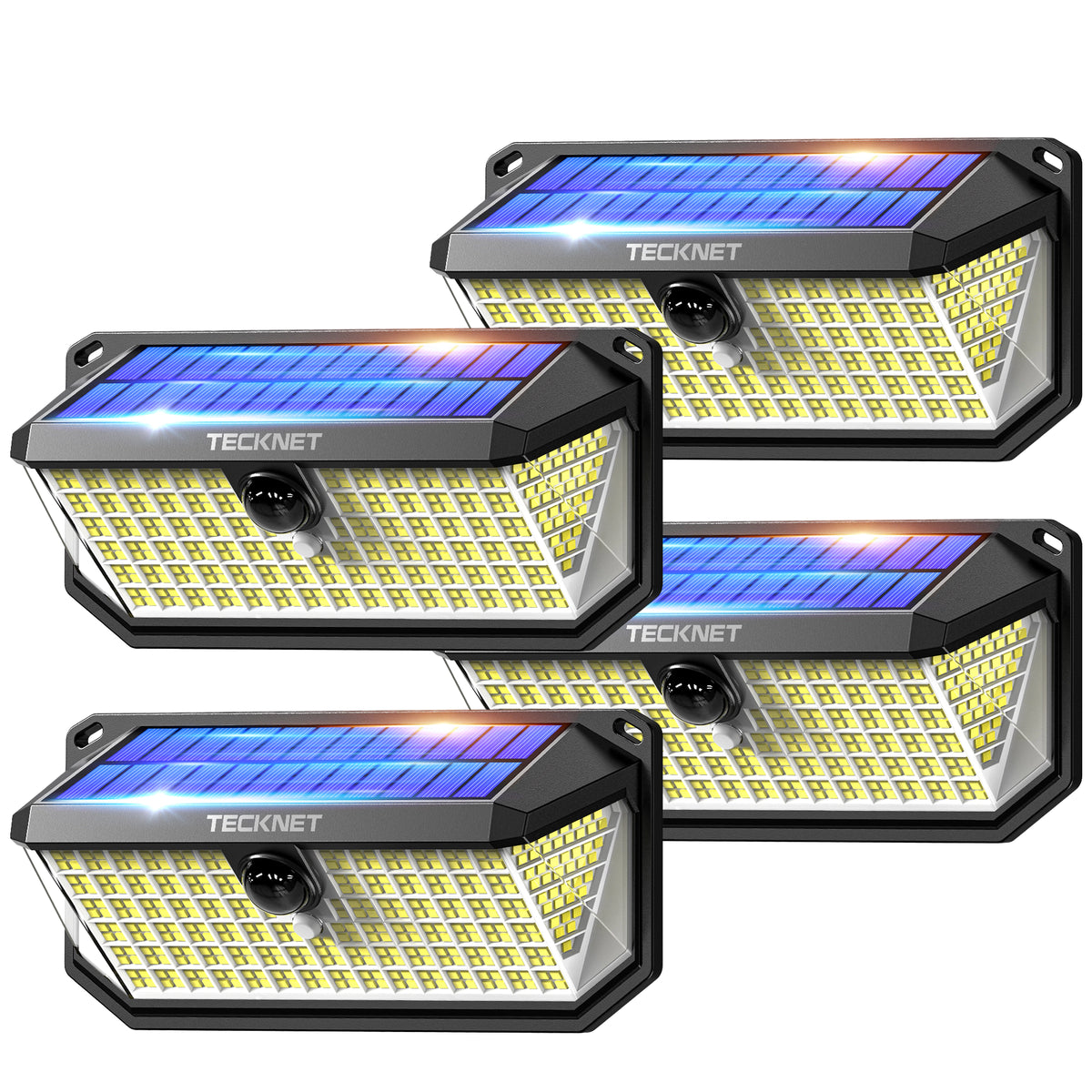 TECKNET Solar Garden Lights with 3 Lighting Modes 416 LED