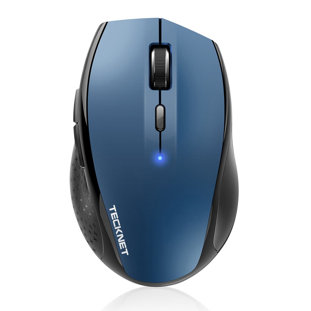 TECKNET Bluetooth Mouse, 3200DPI Wireless Mouse, Portable Cordless Mice