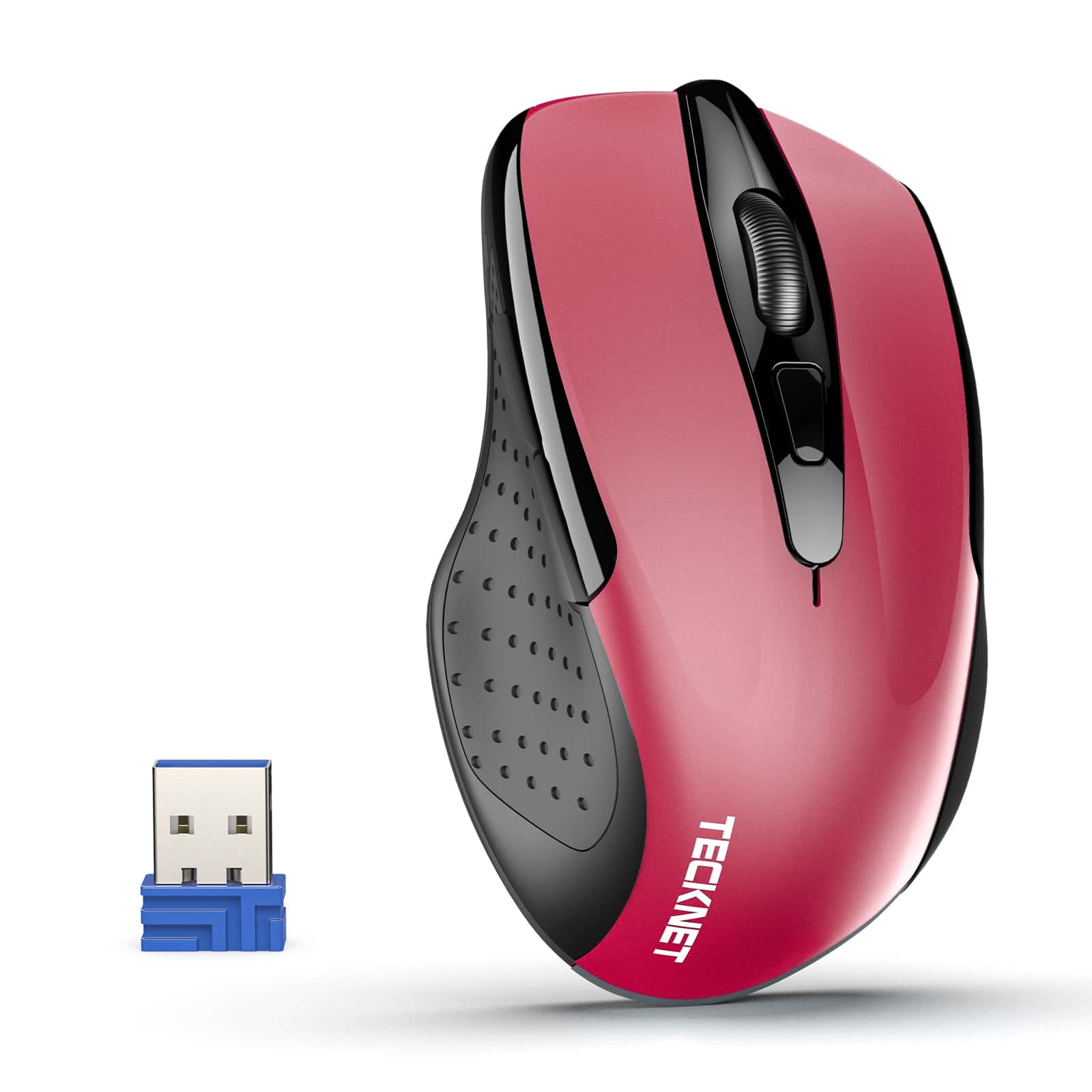 TECKNET Wireless Silent Mouse, 2.4G Optical Computer Mouse with 4000 DPI