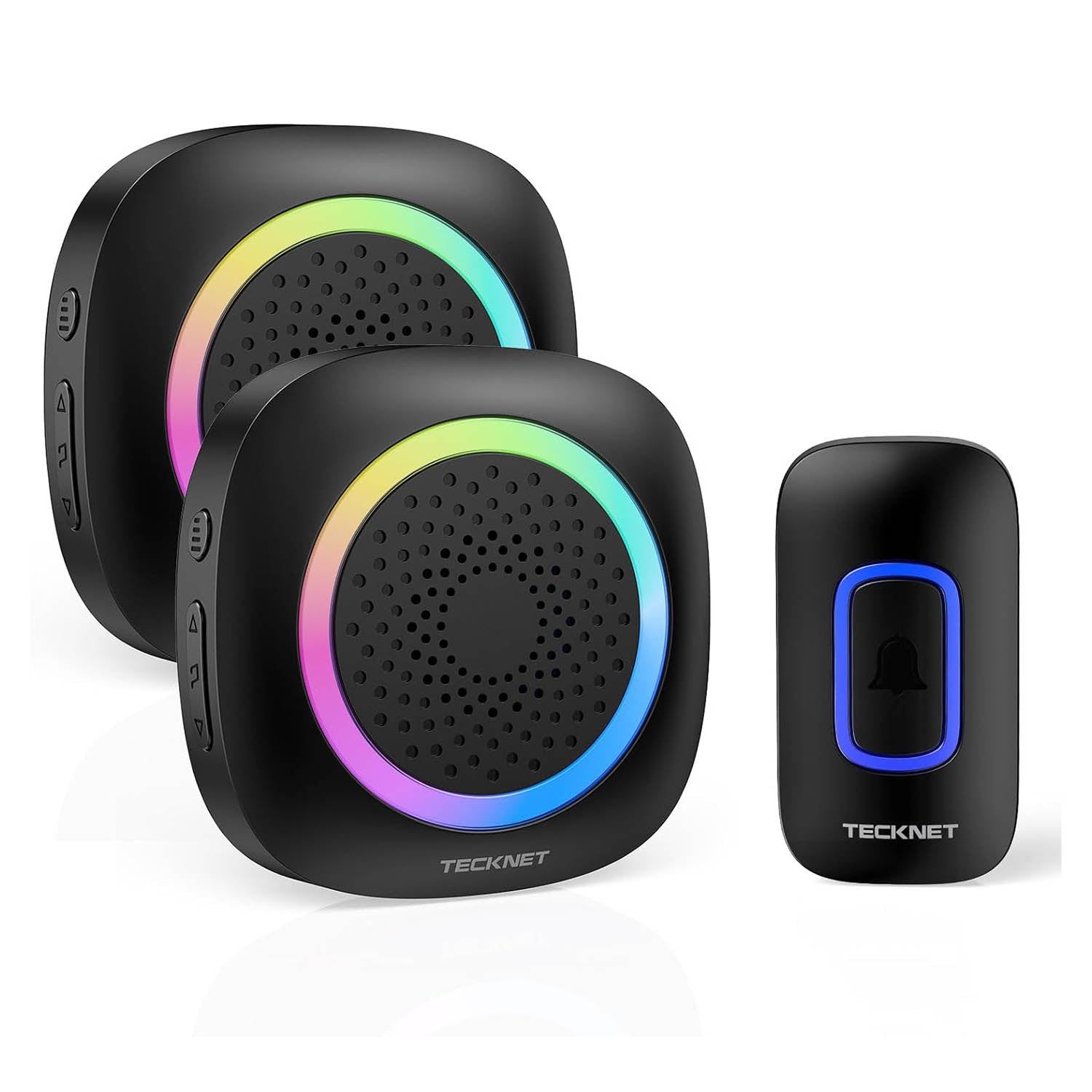 TECKNET Wireless Doorbell, Battery Powered IP66 Waterproof Door Chime Kit, 1300ft Wireless Range