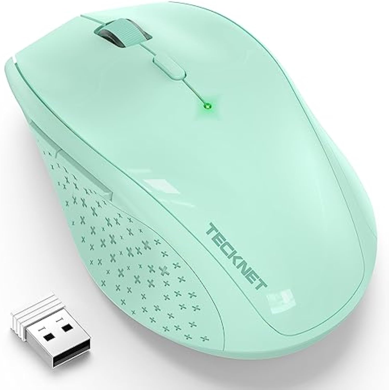 TECKNET 2.4G Wireless Mouse for Laptop, 4800 DPI Optical Computer Mice