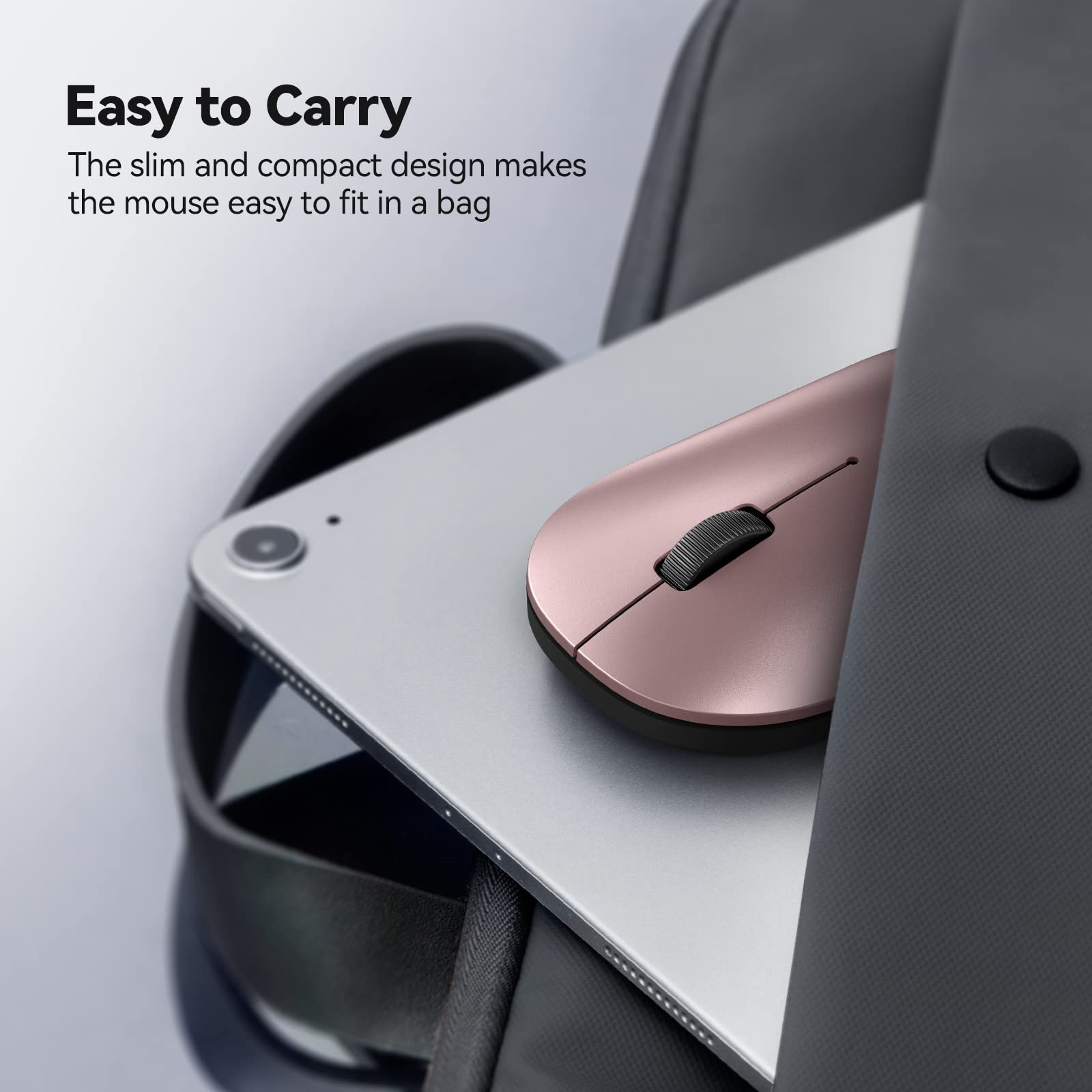 Wireless Mouse, TECKNET Computer Mouse with 3200 DPI, USB Silent Slim Cordless Mice