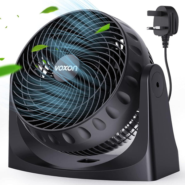 VOXON Desk Fan Air Circulator, 2 IN 1 Wall Mounted Cooling Fan