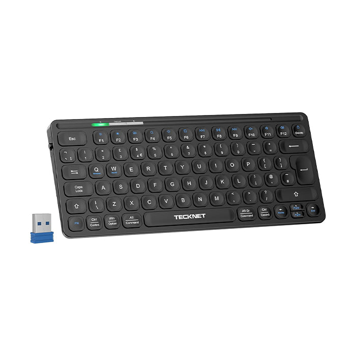 TECKNET Wireless Keyboard, 2.4GHz Ergonomic Keyboard