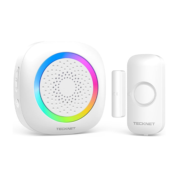 TECKNET Wireless Door Sensor Alarm, Door Alarm with 1000Ft Operating Range