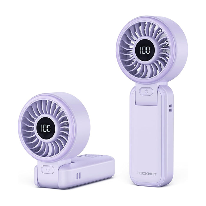 TECKNET Rechargeable Handheld Fan with 5000mAh