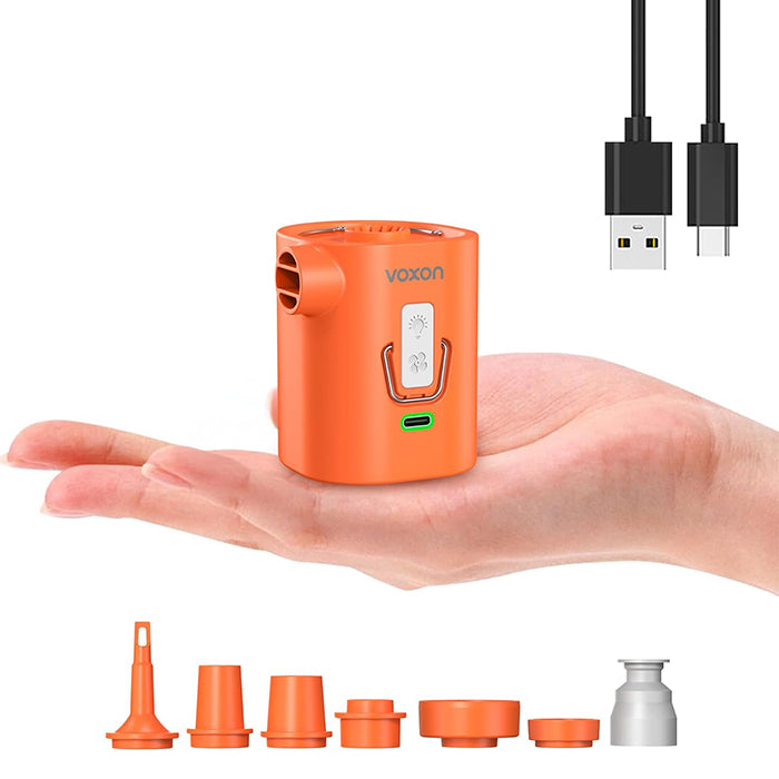 VOXON Portable Electric Pump with Camping Light