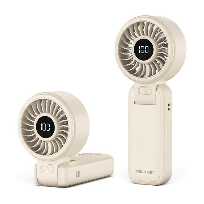 TECKNET Rechargeable Handheld Fan with 5000mAh