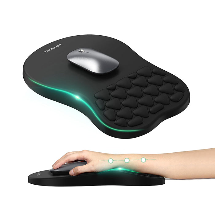TECKNET Mouse Mat Wrist Support, Ergonomic Wrist Rest Mouse Pad