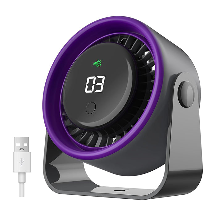 VOXON Small Personal Table Fan with 4 Speeds
