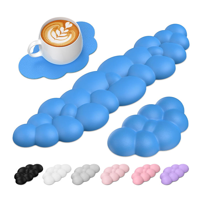 TECKNET Cloud Wrist Rest Keyboard Wrist Rest Set Wrist Support