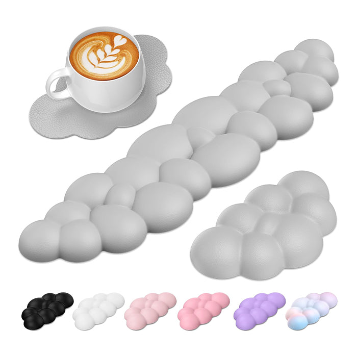 TECKNET Cloud Wrist Rest Keyboard Wrist Rest Set Wrist Support