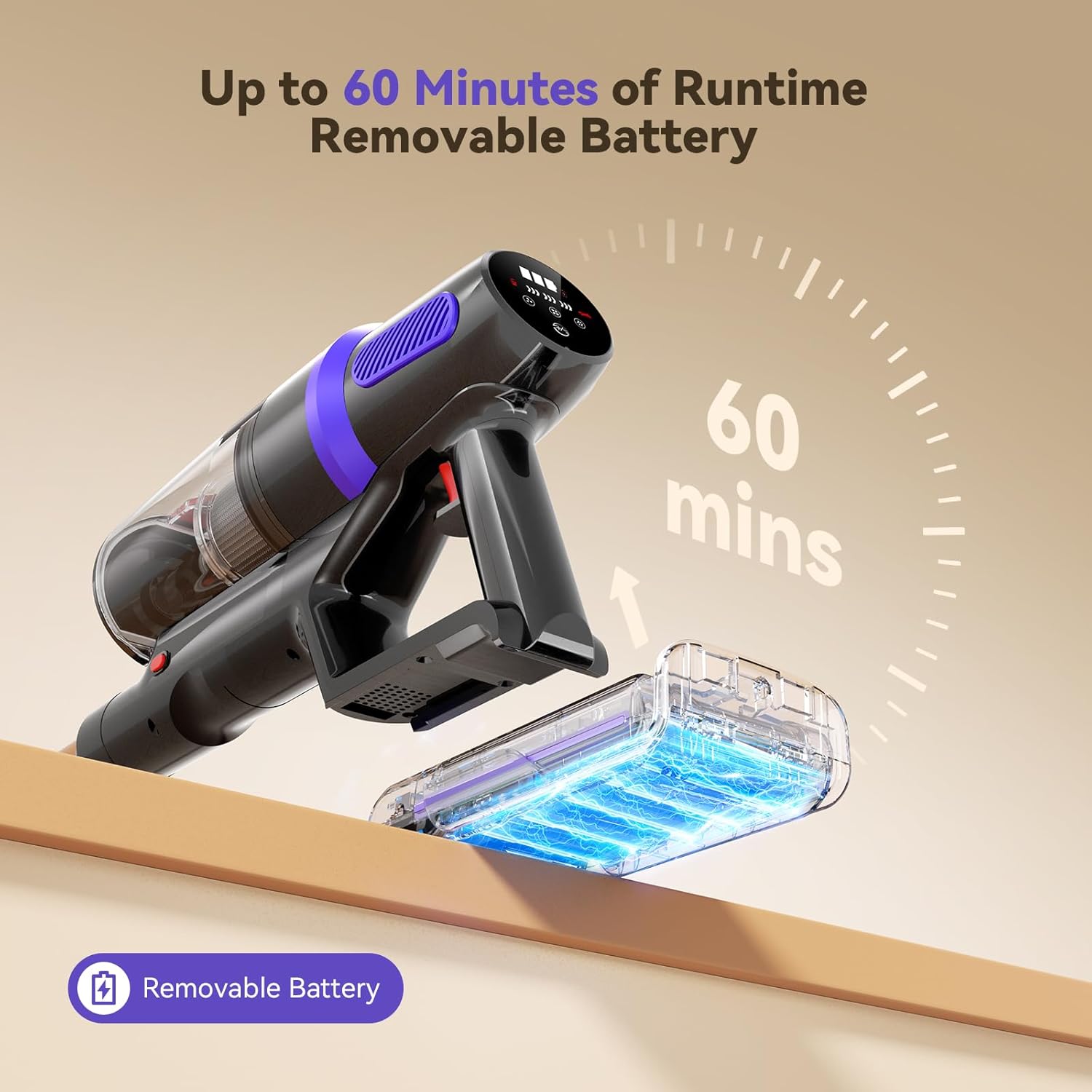 TechRise 8-in-1 Cordless Vacuum Cleaner