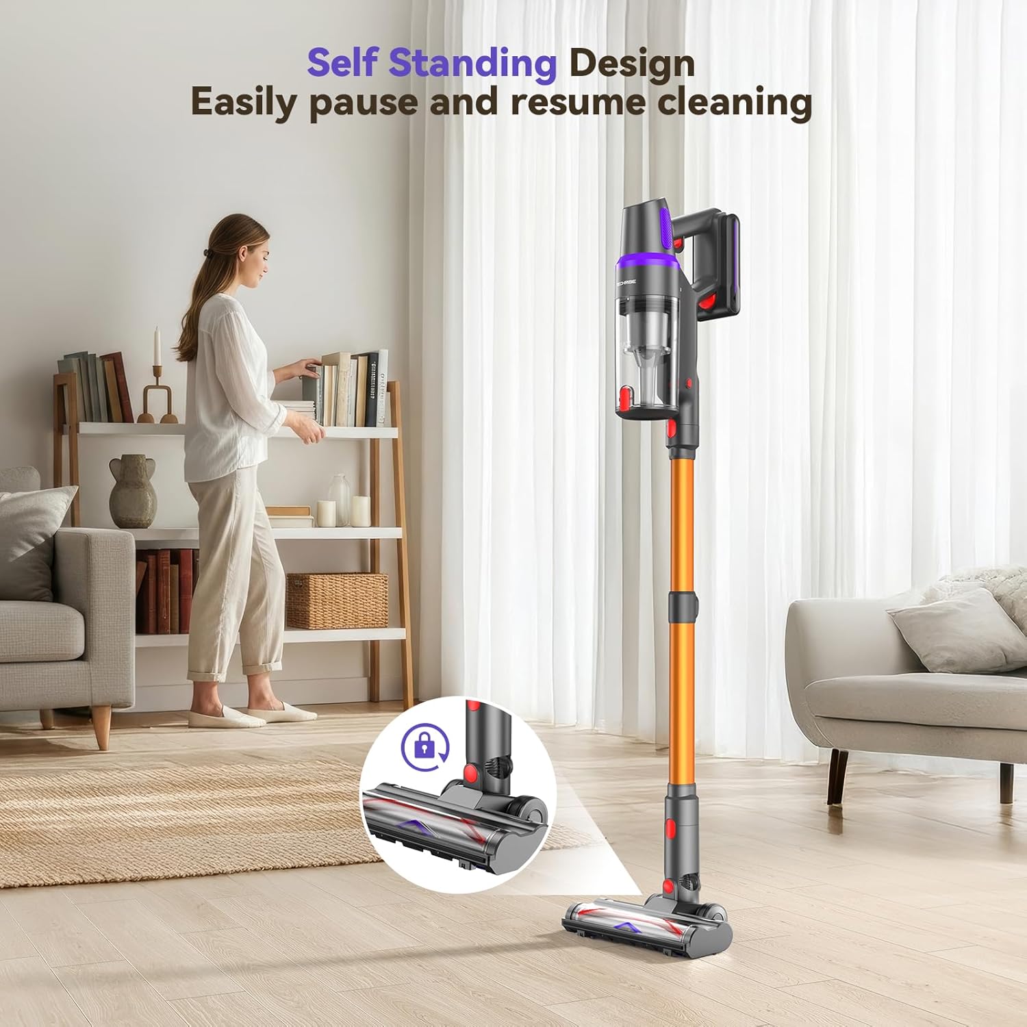 TechRise 8-in-1 Cordless Vacuum Cleaner