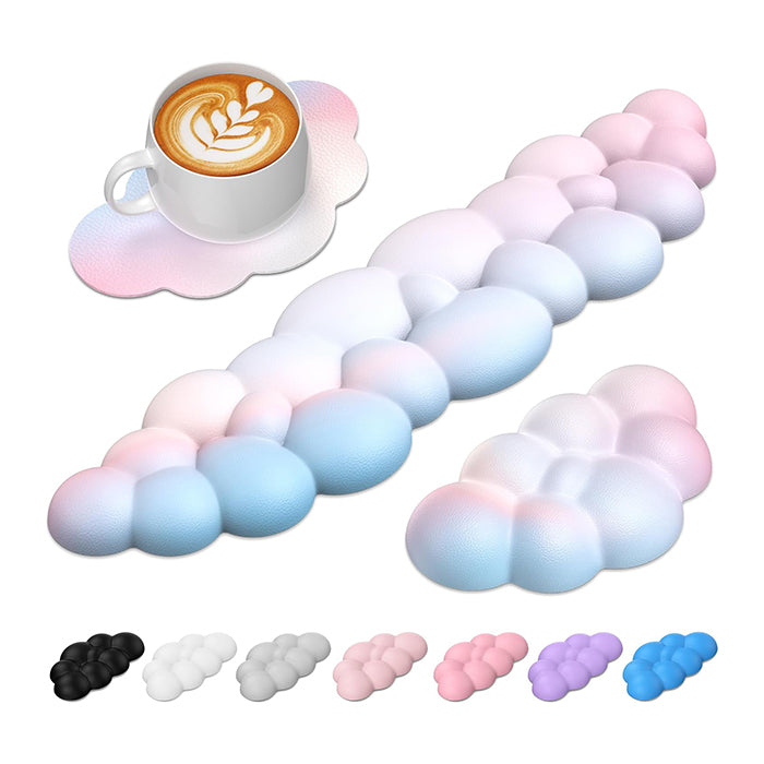 TECKNET Cloud Wrist Rest Keyboard Wrist Rest Set Wrist Support