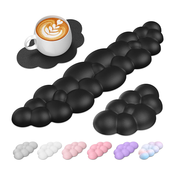 TECKNET Cloud Wrist Rest Keyboard Wrist Rest Set Wrist Support