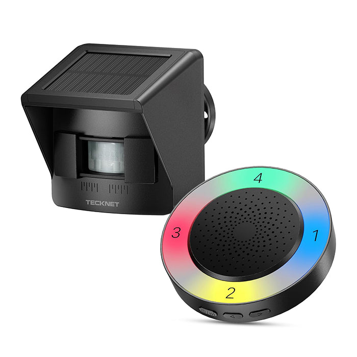 TECKNET Solar Wireless Driveway Alarm