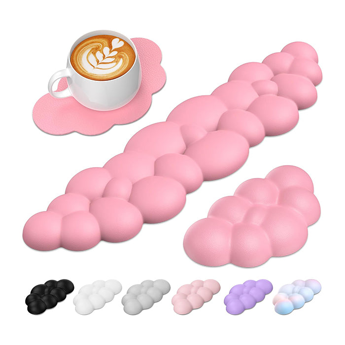 TECKNET Cloud Wrist Rest Keyboard Wrist Rest Set Wrist Support