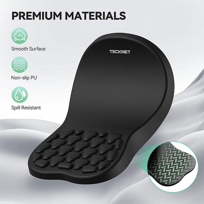 TECKNET Mouse Mat Wrist Support, Ergonomic Wrist Rest Mouse Pad