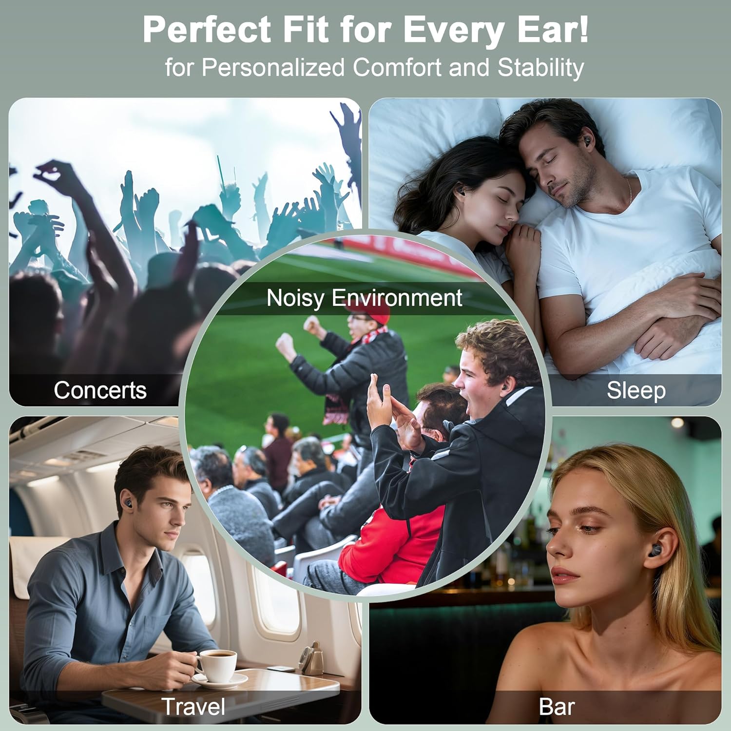 TECKNET Ear Plugs for Sleep Noise Cancelling