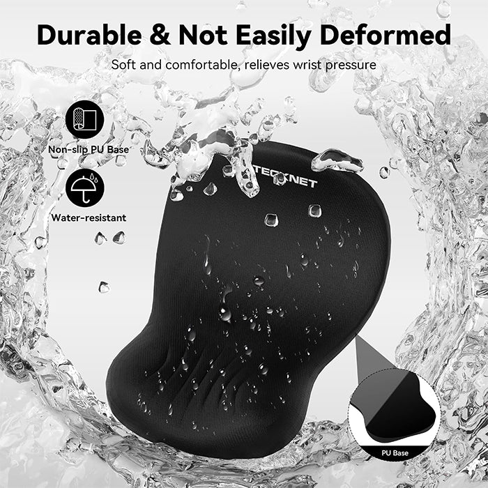 TECKNET Mouse Mat Wrist Support, Ergonomic Mouse Pad, Memory Foam