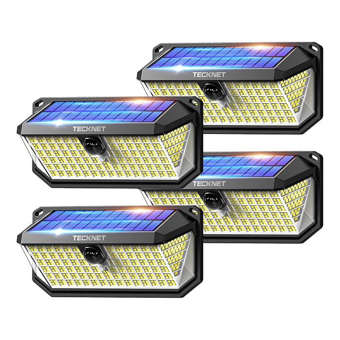 TECKNET Solar Garden Lights with 3 Lighting Modes 416 LED