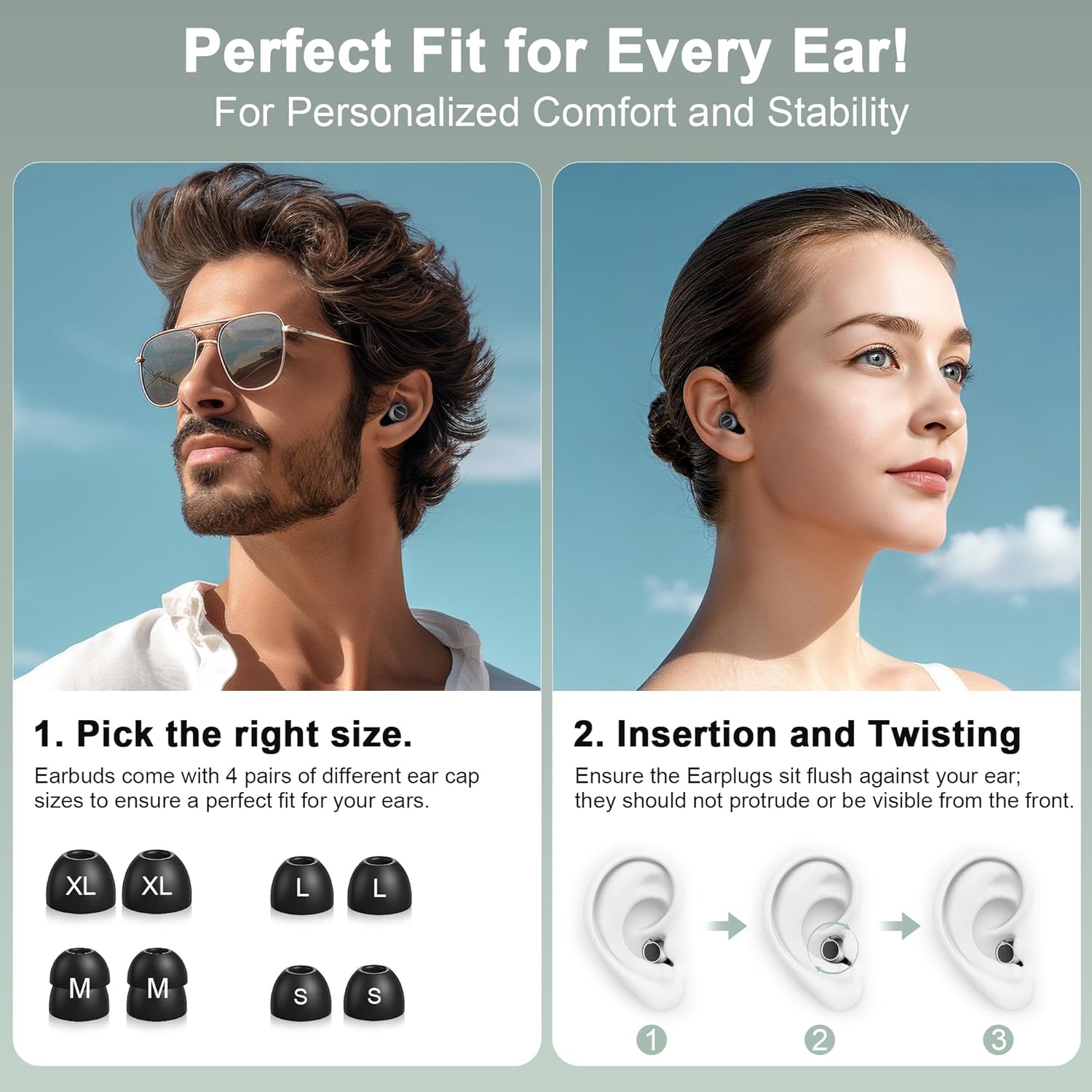 TECKNET Ear Plugs for Sleep Noise Cancelling