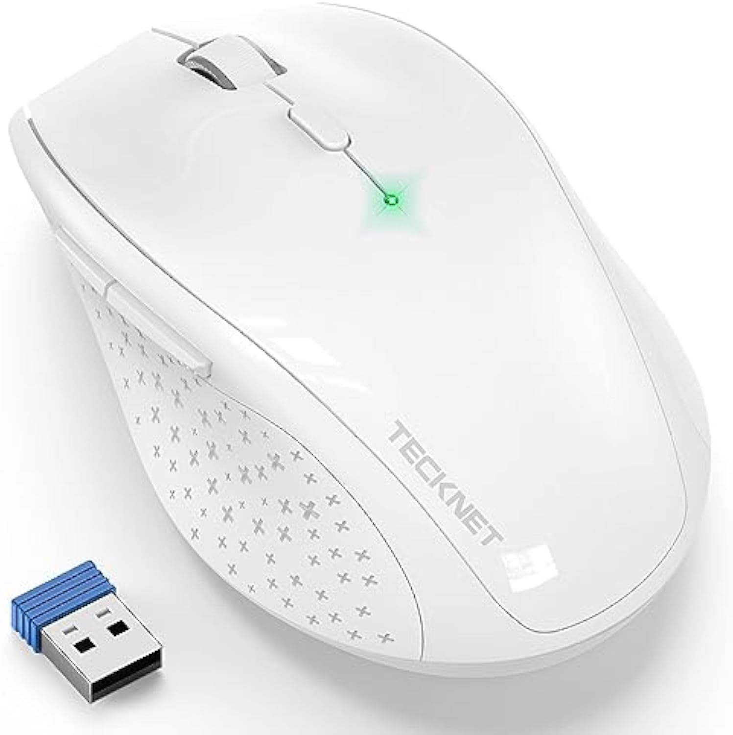 TECKNET 2.4G Wireless Mouse for Laptop, 4800 DPI Optical Computer Mice