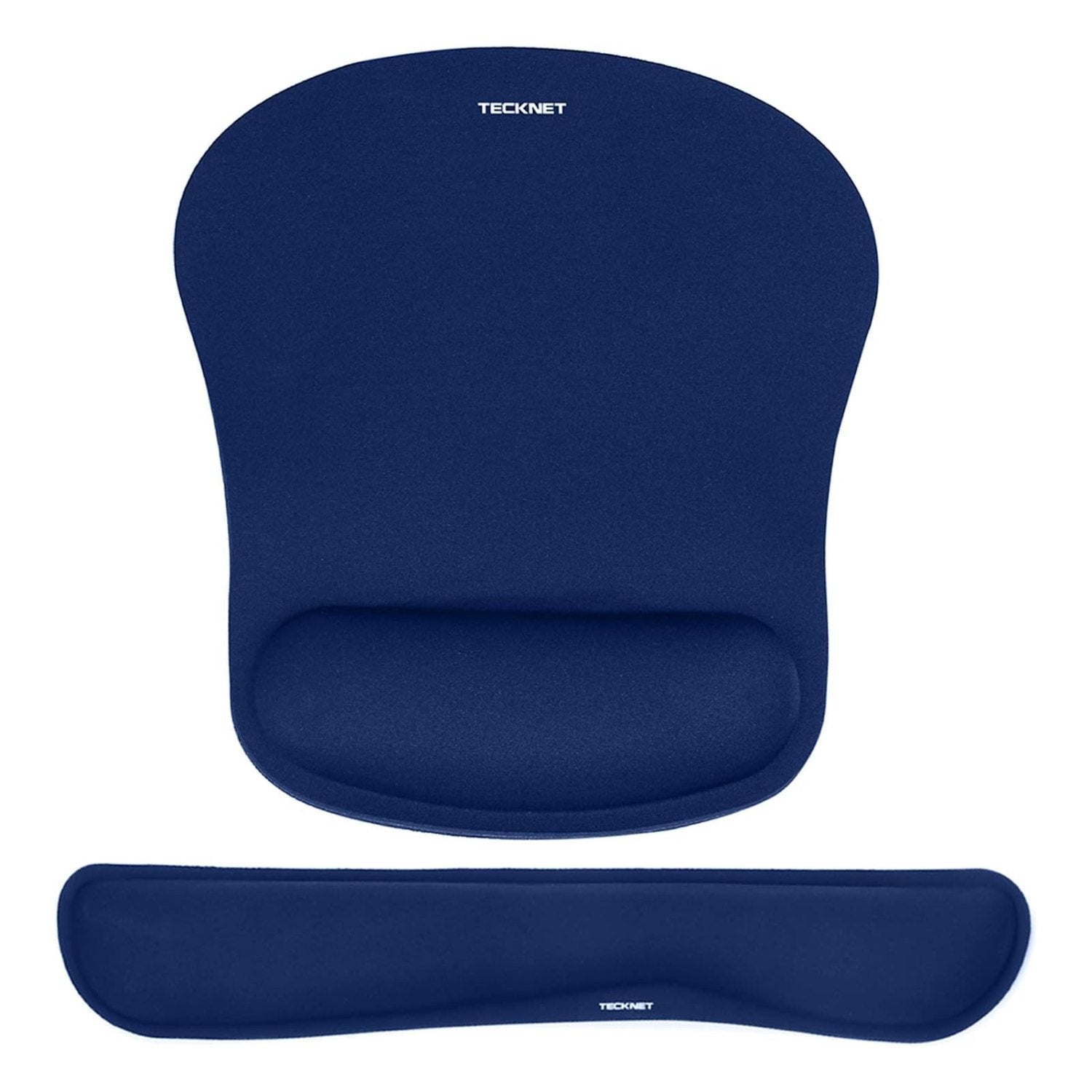 TECKMET Mouse Mat with Wrist Rest Set, Anti-Slip Ergonomic Mouse Pad