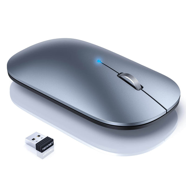 TECKNET Rechargeable Bluetooth Mouse, 3 Models 2.4G/ Bluetooth 5.0/3.0