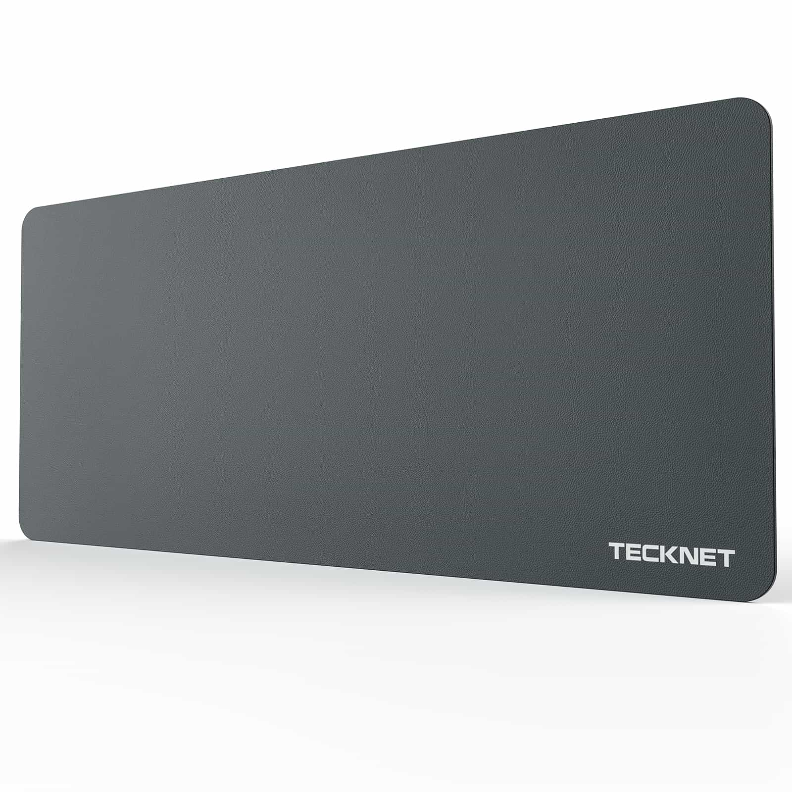 TECKNET Desk Mat Large - 800x400mm Double-Sided Leather Desk Pad