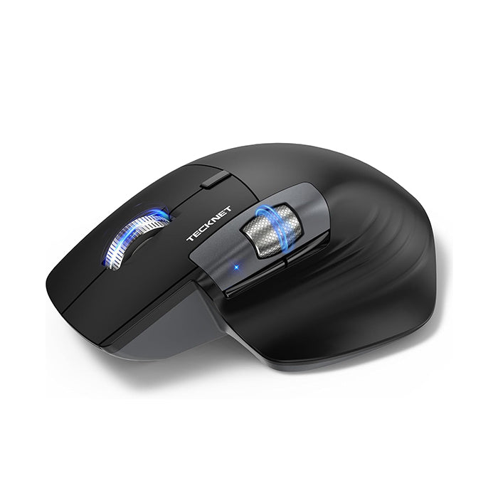 TECKNET Bluetooth Mouse Rechargeable, Fast Scrolling & Thumb Scroll